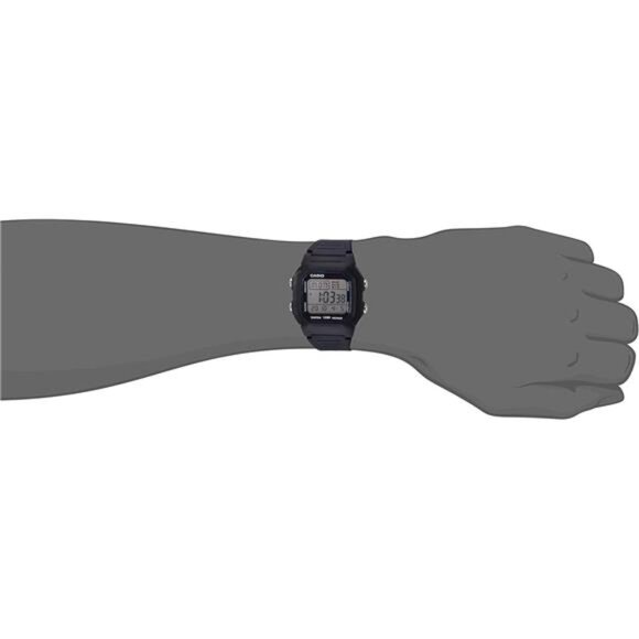 Unisex Digital Watch | Black | 100 Meter Water Resistance | LED Backlight - Picture 6 of 7